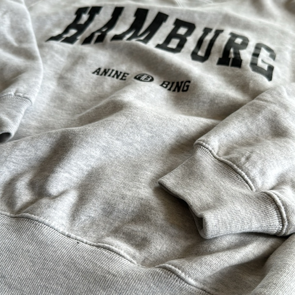 Anine Bing Ramona Hamburg Sweatshirt Pullover - Picture 3 of 12